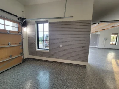 slatwalll around a window