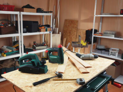 diy shelving garage