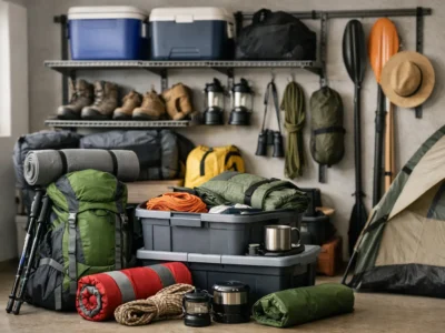 How to Organize Camping Gear in Your Garage