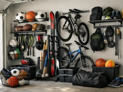 How to Store Sports Gear in Your Garage Right