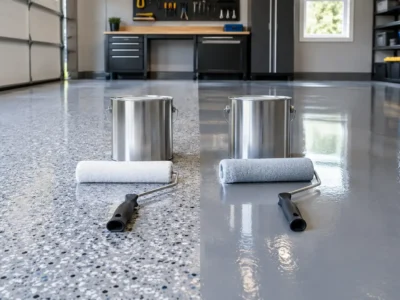 Epoxy Polyaspartic Comparison for Garage Floors