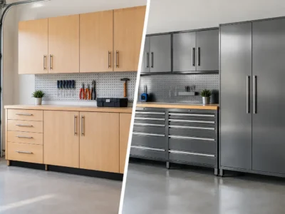 Laminate Versus Steel Cabinets for Your Garage
