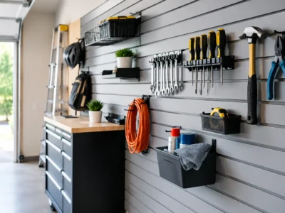 Slatwall Panels That Put Your Garage to Work