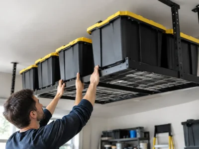 Can Ceiling Racks Hold Bins? What to Know